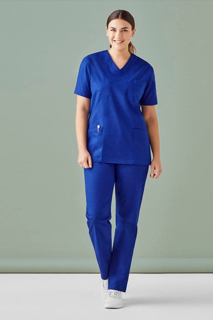 Biz Collection Biz Care Dark Blue / 2XL Biz Care Hartwell Unisex Reversible Scrub Top CST150US