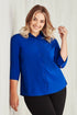 Biz Collection Biz Care Electric Blue / 10 Biz Care Womens Florence 3/4 Sleeve Shirt CS951LT