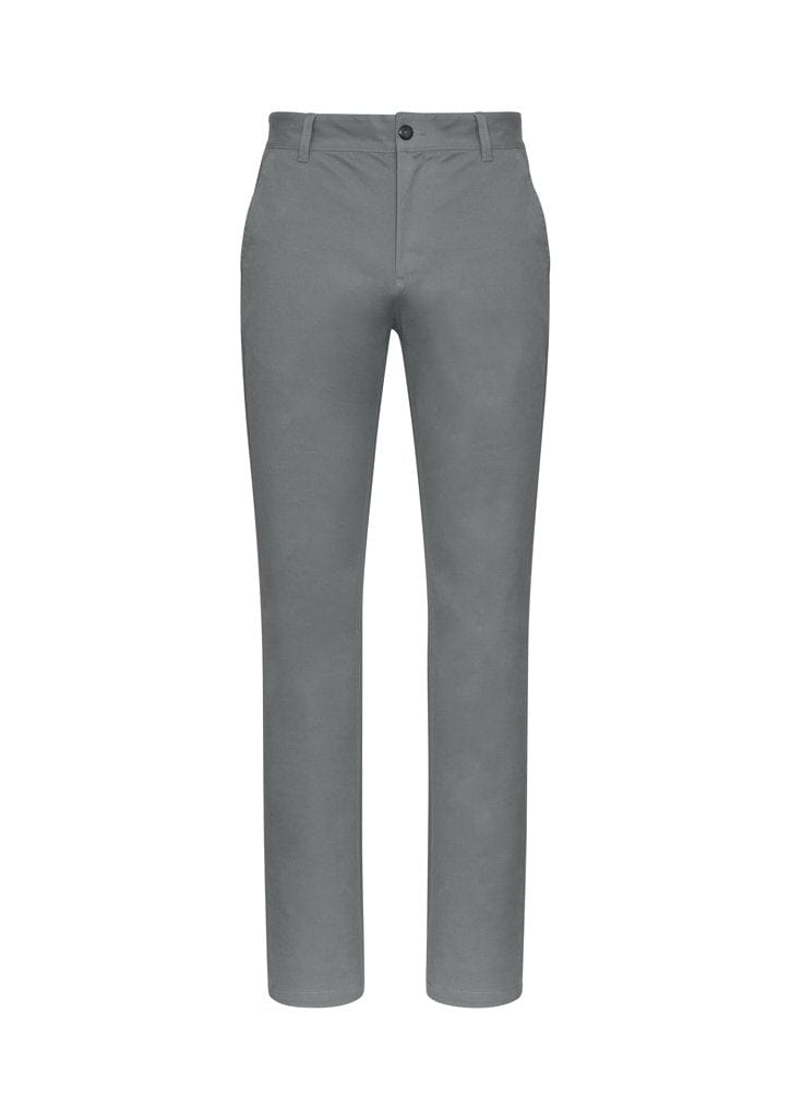 Biz Collection Biz Corporate Grey / 102R Biz Collection Mens Lawson Chino Pant BS724M