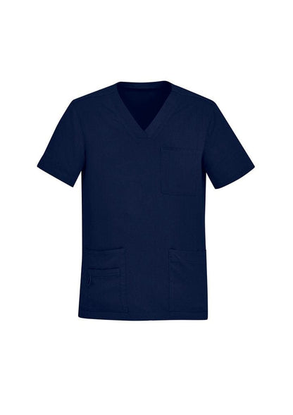 Biz Collection BizCare Midnight Navy / 2XL BizCare Avery Mens V-Neck Scrub Top CST945MS