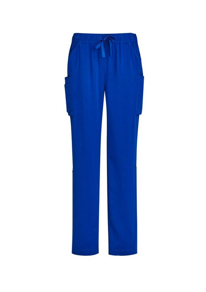 Biz Collection BizCare Electric Blue / 2XL BizCare Avery Womens Multi-Pocket Straight Leg Scrub Pant CSP944LL