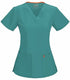 Code Happy Bliss w/ Certainty 3XL / Teal Bliss w/ Certainty V-Neck Top Teal 3XL 46607A