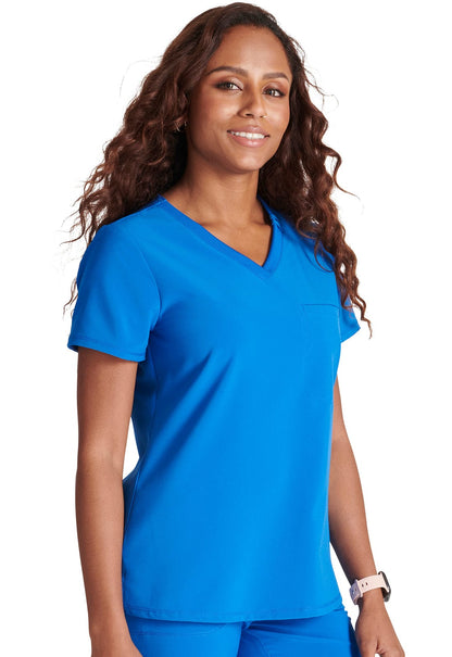 Cherokee Cherokee Royal / M Cherokee Tuckable V-Neck Top CK748A