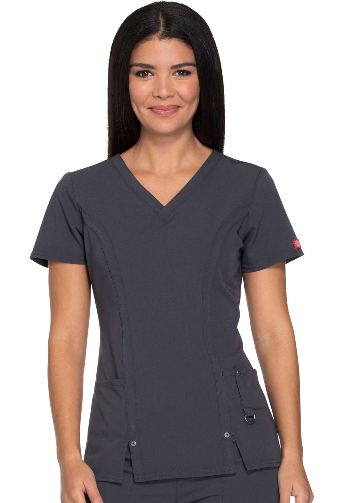 Dickies Xtreme Stretch M / Pewter Dickies Xtreme Stretch  V-Neck Top 82851