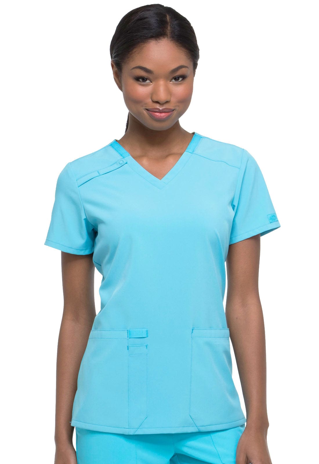 Dickies EDS Essentials Turquoise / XS EDS Essentials Dickies  V-Neck Scrub Top DK615