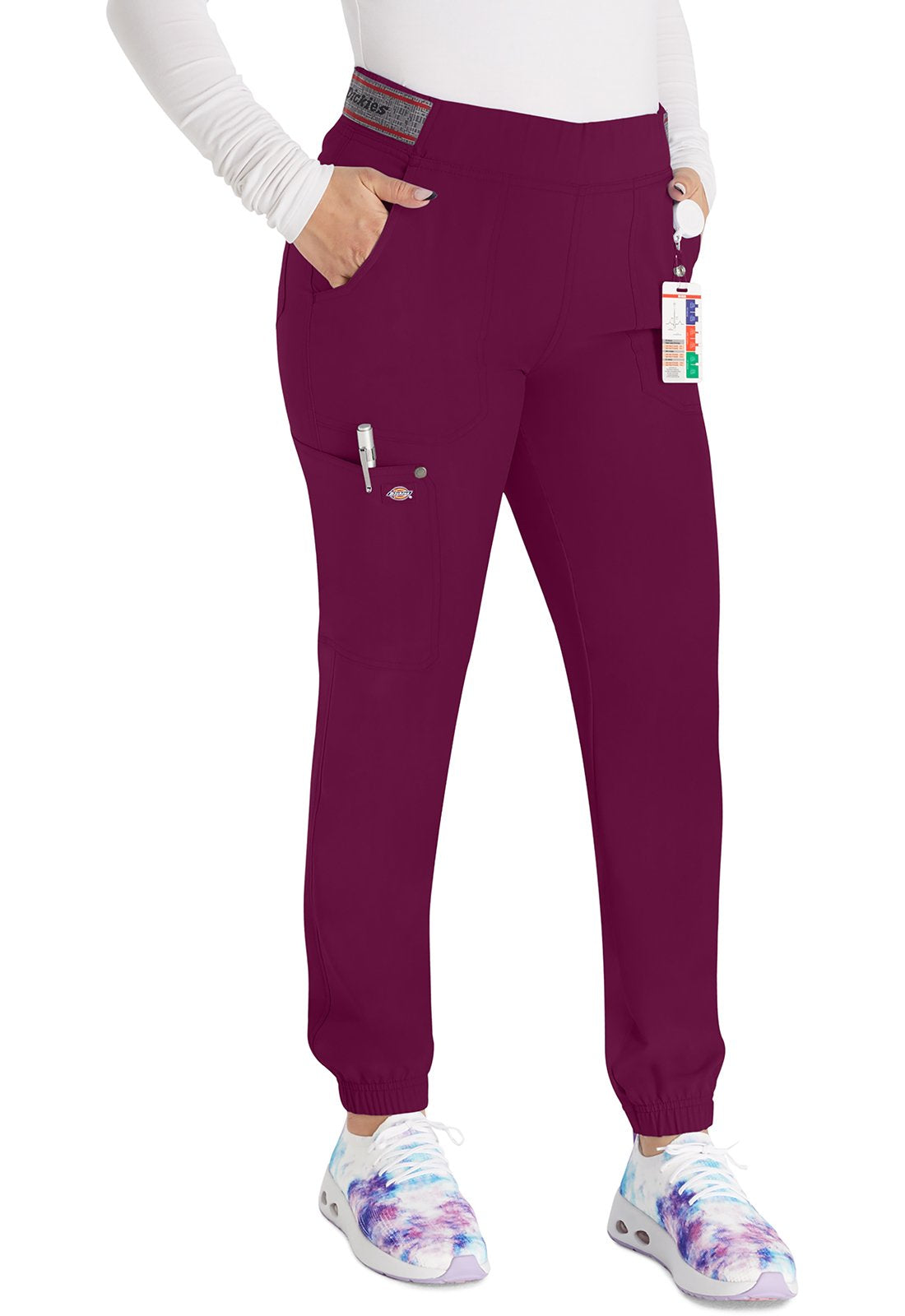 Dickies EDS NXT Wine / L EDS NXT Petite Mid Rise Jogger  DK221P
