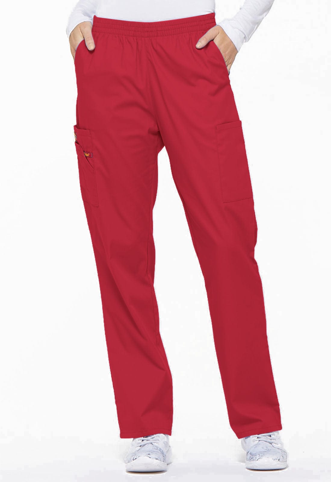 Dickies EDS Signature Red / XS EDS Signature Dickies  Natural Rise Tapered Leg Pull-on Scrub Pant 86106