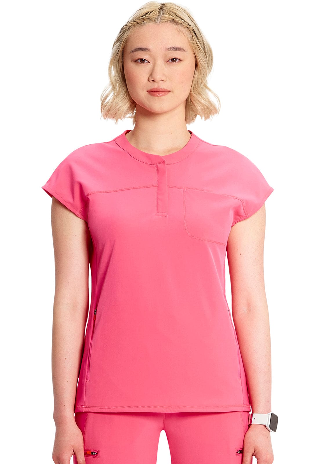 sale Infinity GNR8 Power Pink / S Infinity GNR8 Henley Scrub Top Power Pink S IN622APWWK