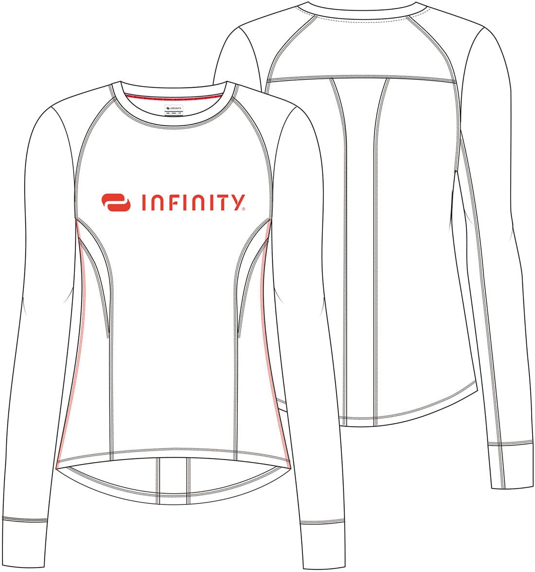 Infinity Infinity GNR8 Infinity GNR8  Logo Underscrub Tee IN641
