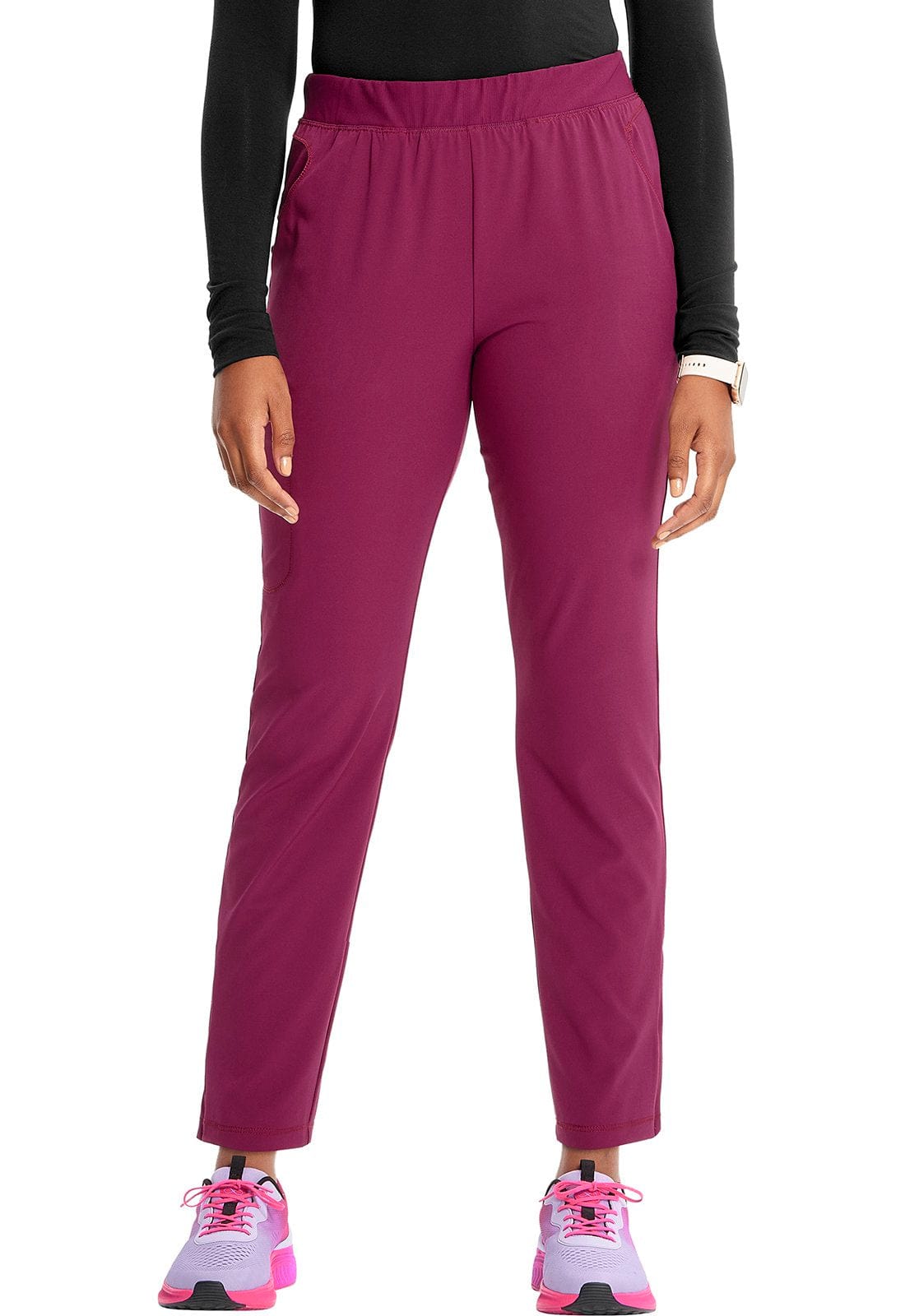 Infinity Infinity GNR8 Wine / XS Infinity GNR8 Tall Mid-rise Tapered Leg Pant IN120AT