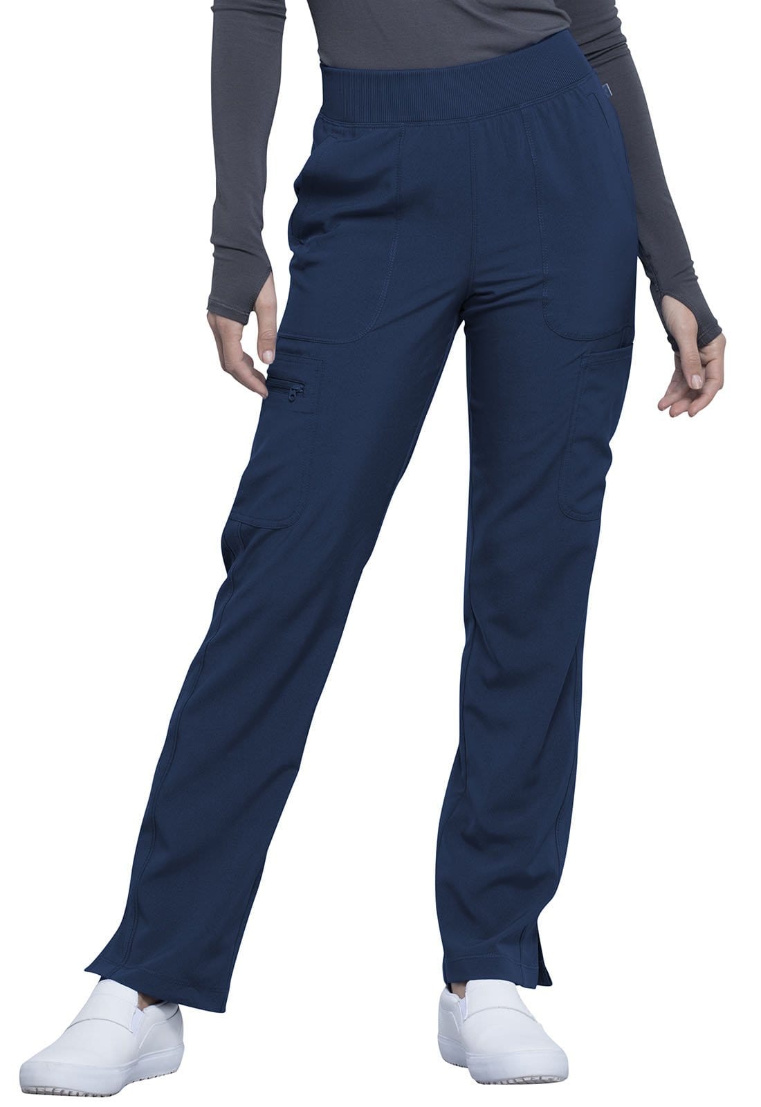 Cherokee Infinity Navy / 2XL Infinity Mid Rise Tapered Leg Pull-on Scrub Pant CK065A