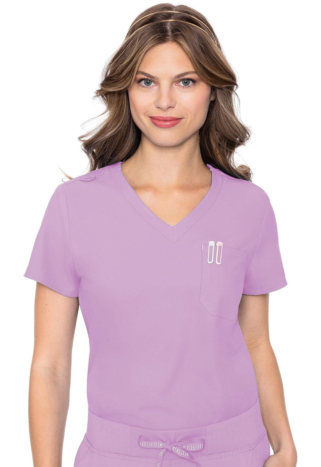 Med Couture MC Insight Lilac / 2XL MC Insight  One Pocket Tuck-In Top MC2432