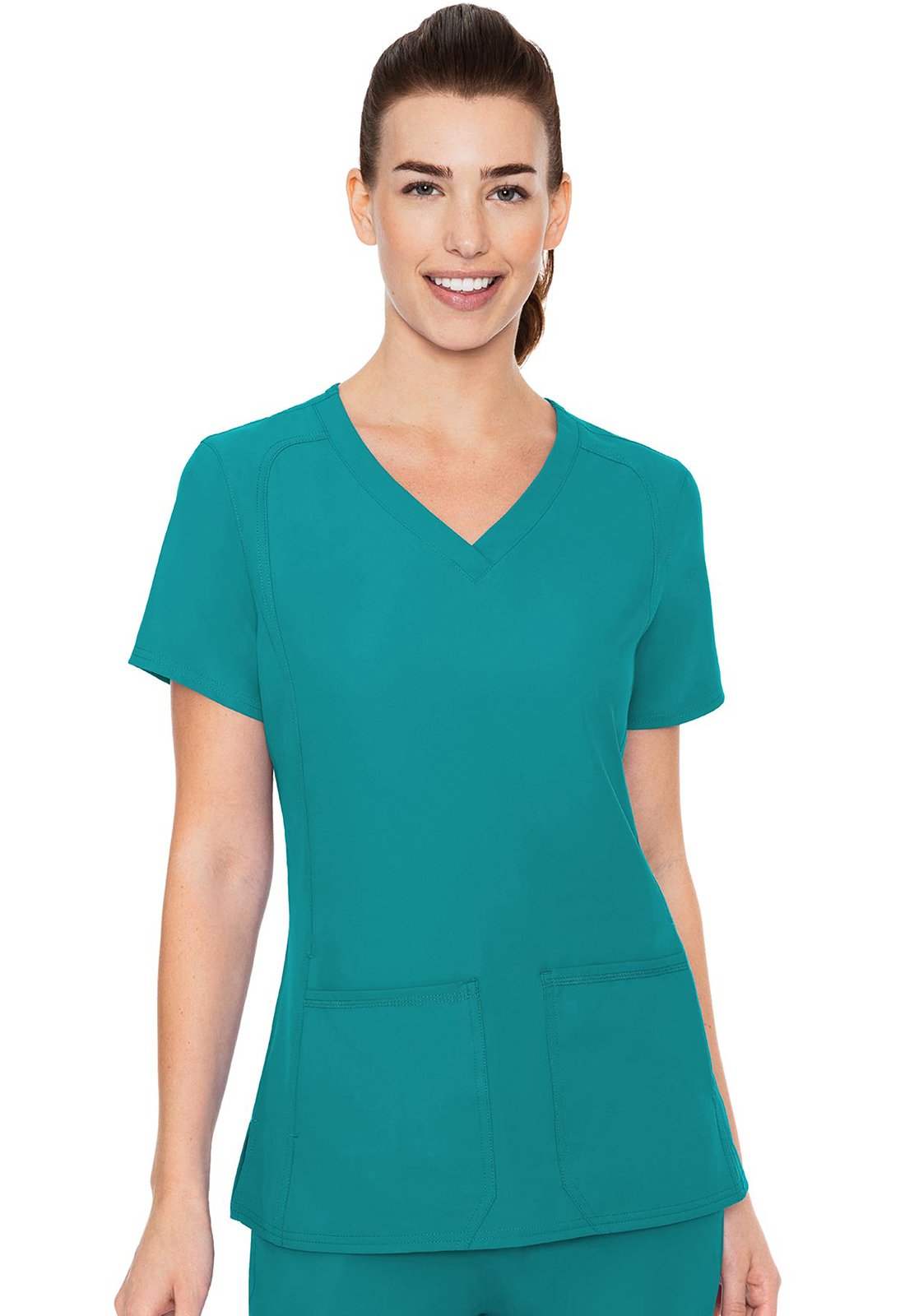 Med Couture MC Insight Teal / 3XL MC Insight  Side Pocket Top MC2468