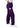 Sivvan Comfort Elastic Drawstring Cargo Pants - Purple