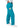Sivvan Comfort Elastic Drawstring Cargo Pants - Teal Blue