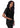 Sivvan Unisex V-Neck 3 Pocket Top - Black