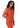 Sivvan Unisex V-Neck 3 Pocket Top - Mandarin Orange