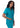 Sivvan Unisex V-Neck 3 Pocket Top - Teal Blue