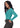Sivvan Women's Long Sleeve Comfort Underscrub Tee - Aquamarine