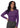 Sivvan Women's Long Sleeve Comfort Underscrub Tee S8500 - Heather Eggplant