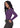 Sivvan Women's Long Sleeve Comfort Underscrub Tee - Heather Eggplant