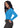 Sivvan Women's Long Sleeve Comfort Underscrub Tee - Heather Pool Blue
