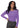 Sivvan Women's Long Sleeve Comfort Underscrub Tee S8500 - Heather Purple