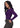 Sivvan Women's Long Sleeve Comfort Underscrub Tee - Purple