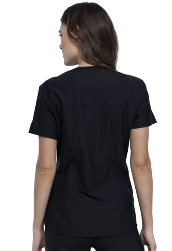 Cherokee Form by Cherokee SALE - Cherokee Form Round Neck Top Black Large CK841