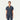Jaanuu Calix Fit & Flare Scrub Top - Carbon Gray