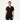 Jaanuu Rhena Slim UltraLITE 1-Pocket Scrub Top - Black