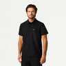 Jaanuu Calderon Polo Scrub Top - Black