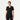 Jaanuu Kass Slim 4-Pocket UltraSOFT Scrub Top - Black
