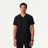 Jaanuu Rhys UltraLITE 1-Pocket Scrub Top - Black