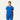 Jaanuu Helia Notched V-Neck Scrub Top - Royal Blue