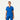Jaanuu Helia Slim Notched V-Neck Scrub Top - Royal Blue