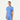 Jaanuu Helia Slim Notched V-Neck Scrub Top - Ceil Blue