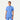 Jaanuu Aria Fit & Flare UltraLITE Scrub Top - Ceil Blue