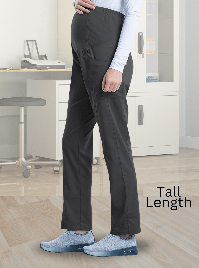 Cherokee Workwear Tend Health Pewter / S Tend WW Revolution TALL Maternity Pant Pewter- Inseam 30&quot; (76cm) TD-WW155TPWT