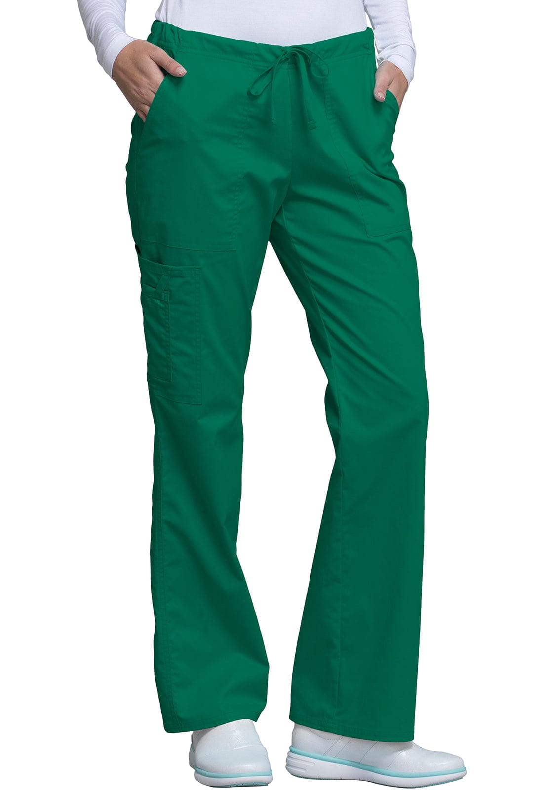 Cherokee WW Core Stretch Mid Rise Pull-On Pant Cargo Pant