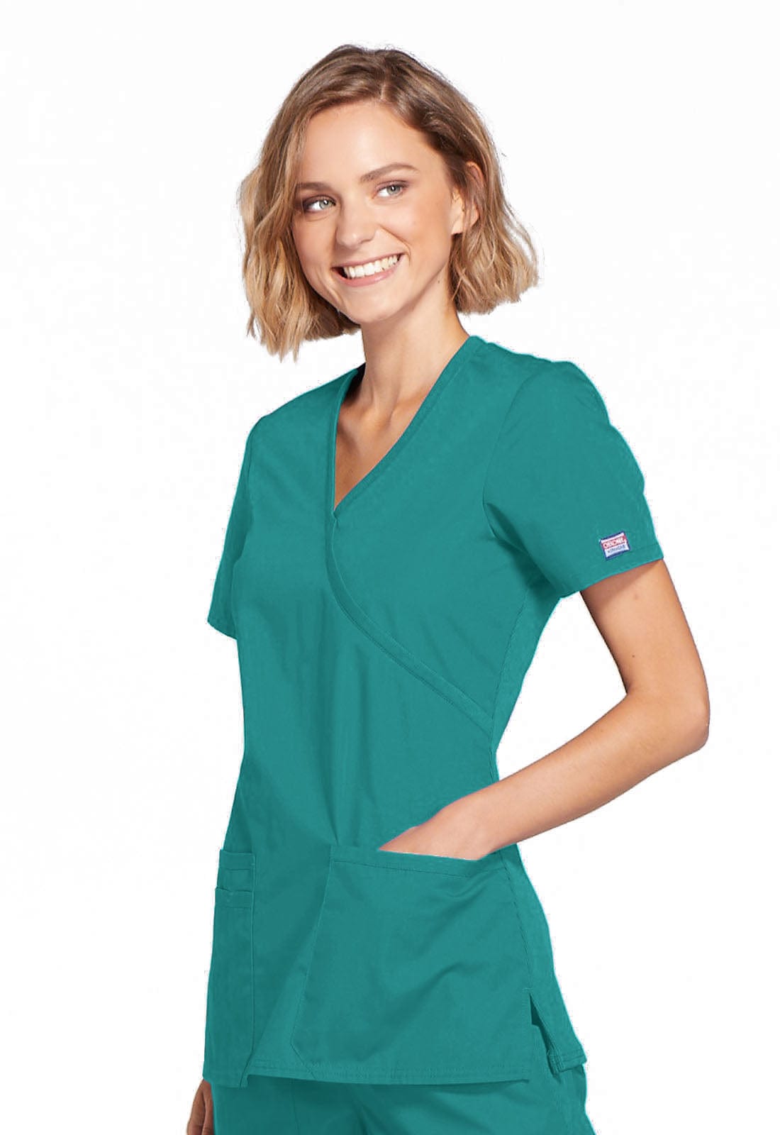 sale WW WW Originals Mock Wrap Womens Scrub Top WW650