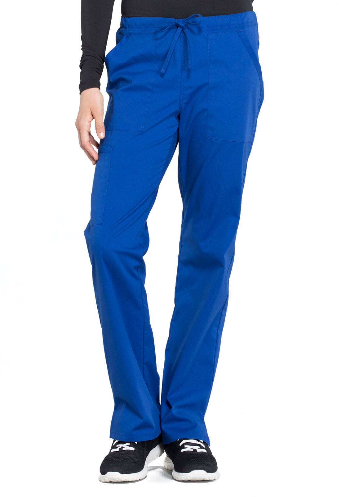 sale WW Professionals Galaxy Blue / S WW Professionals Mid Rise Straight Leg Drawstring Scrub Pant Galaxy Blue S WW160