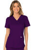 Cherokee Workwear WW Revolution Eggplant / 2XL WW Revolution Mock Wrap Womens Scrub Top WW610