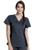 Cherokee Workwear WW Revolution Pewter / 2XL WW Revolution V-Neck Knit Panel Scrub Top WW2875